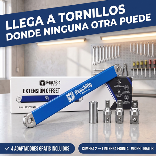 Llave de Extensión Offset con Cadena de Acero
